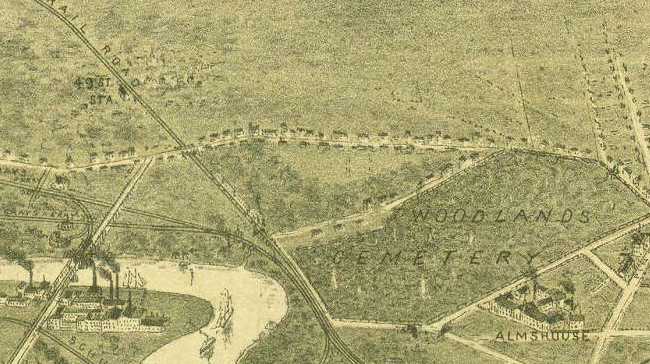 Perspective of Philadelphia (Burke & McFetridge, 1886)