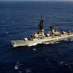 Guided missile destroyer USS Lynde McCormick (DDG 8)