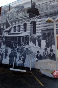 "History of Trolleys in Philadelphia," Karl Yoder, 2002. (2008 photo by Lori Horwedel.)