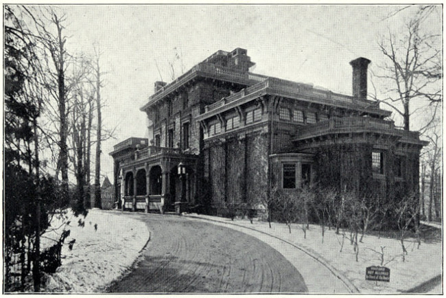 "Chestnutwold," Clark's West Philly mansion ("King's Views of Philadelphia" (1900)/Bryn Mawr)